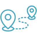 ícone Roteirização dinâmica