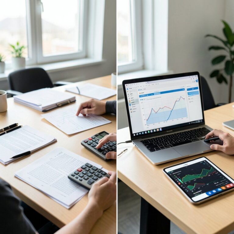 Comparativo: Processos Manuais vs Processos Automatizados com ERP